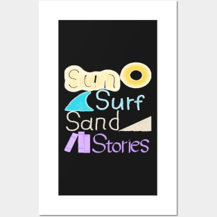 Sun Surf Sand Stories Posters and Art